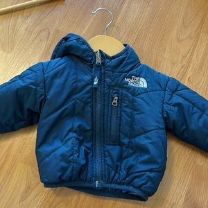 Reversible The North face infant puff jacket